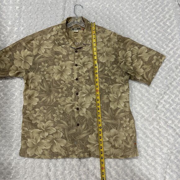 Quiksilver Edition Hawaiian Short Sleeve Button Up Shirt Size Large - Picture 3 of 8